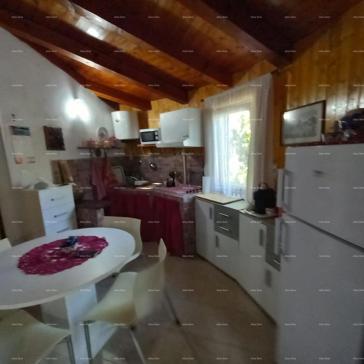 MEDULIN – AUTENTICA CASA ISTRIANA (KAŽUN) CON GIARDINO, A 600 M DAL MARE