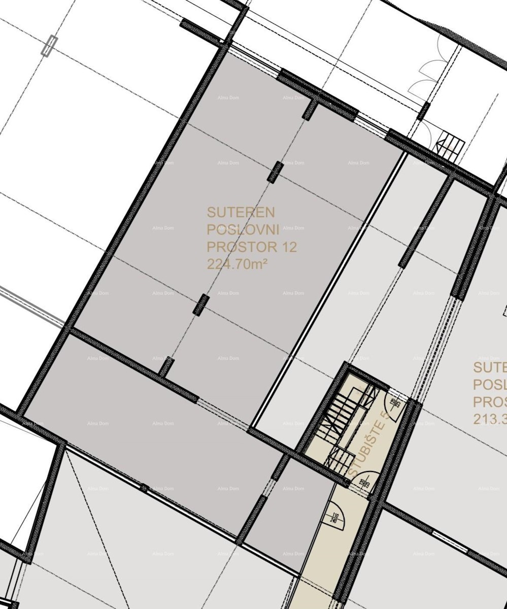 Vendita di spazi per uffici in un nuovo progetto residenziale-commerciale, Parenzo