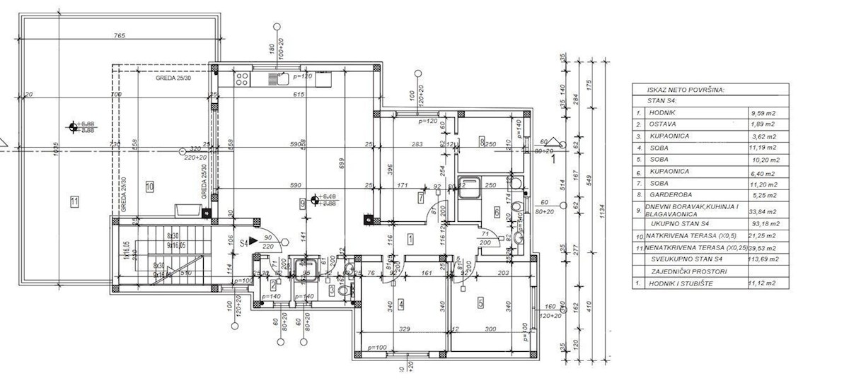 Appartamento/attico in vendita in una nuova costruzione con ampia terrazza, Štinjan!