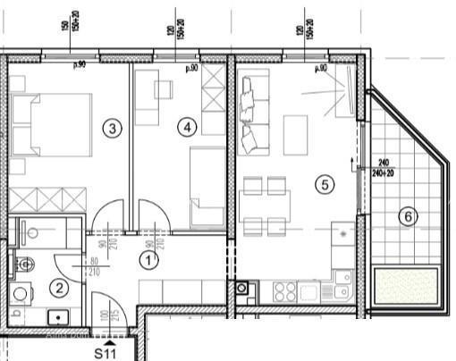 Appartamenti in vendita in un nuovo progetto residenziale in una posizione esclusiva, a 300 m dal mare, Pola, Veruda!