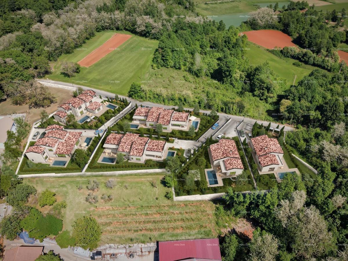 Nuovo! Vendita di un ampio terreno edificabile con progetto per la costruzione di un complesso residenziale, Barban!