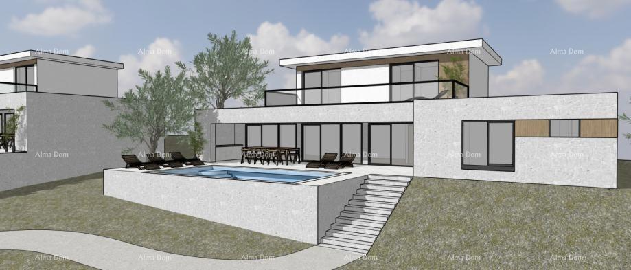 Motovun – dintorni, terreno edificabile con progetto e permesso.