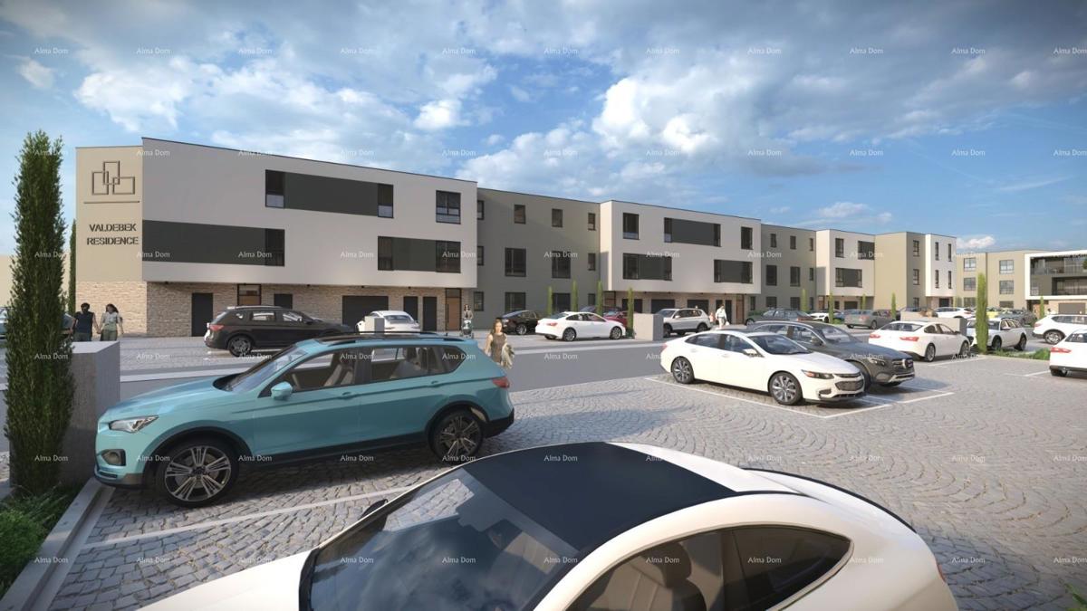Vendita-nuova costruzione! Appartamento con due camere da letto e due posti auto, Pula, Valdebek!