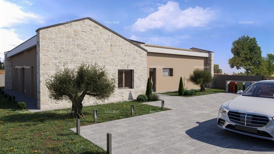 Terreno edificabile con permesso e progetto per villa con piscina – 760 m²