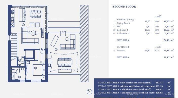 UMAG, Villa indipendente in un lussuoso resort! Vista mare! V 32