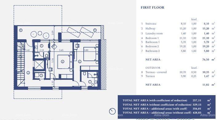 UMAG, Villa indipendente in un lussuoso resort! Vista mare! V 32