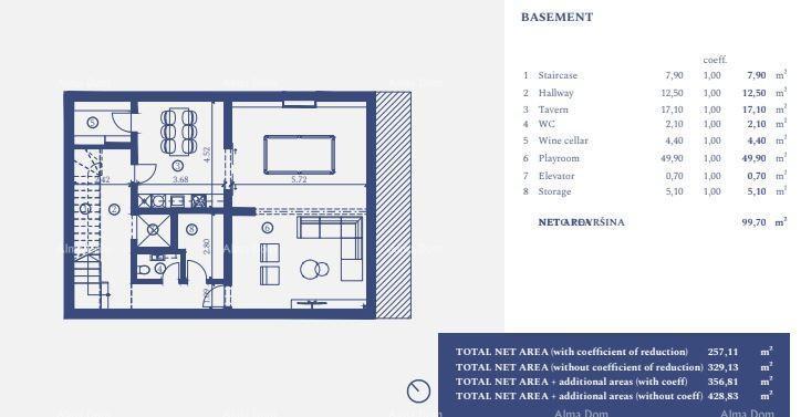 UMAG, Villa indipendente in un lussuoso resort! Vista mare! V 32