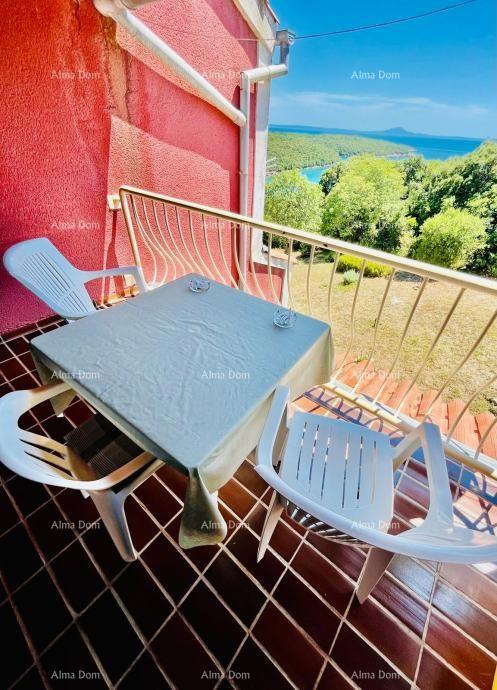 Appartamento con galleria e vista mare – Duga Uvala, 100 m dalla spiaggia