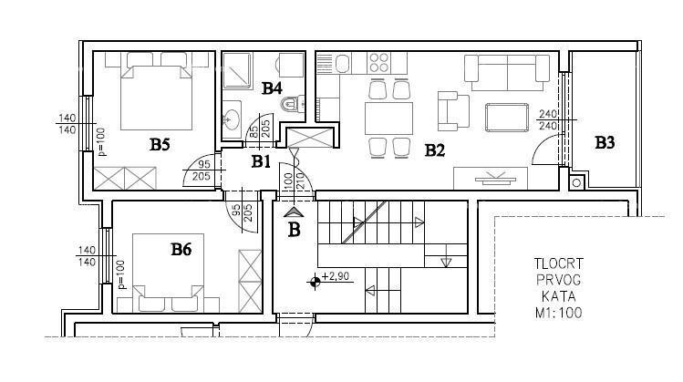 Vendita - Appartamento moderno in un nuovo complesso residenziale privato a Šijana, Pola! C-B
