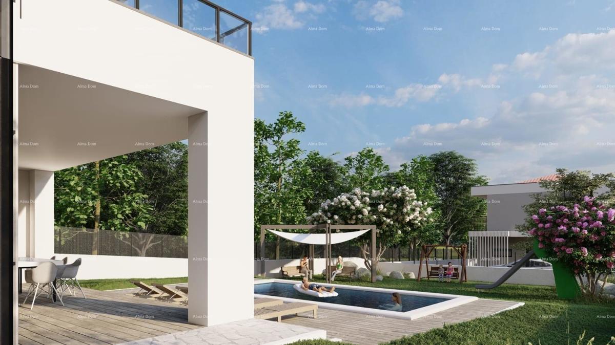 GALIŽANA - Casa moderna in vendita con piscina e vista mare