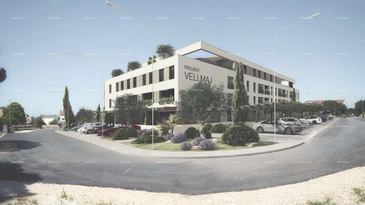 Poreč, Veli Maj, ATTICO CON VISTA PANORAMICA SUL MARE