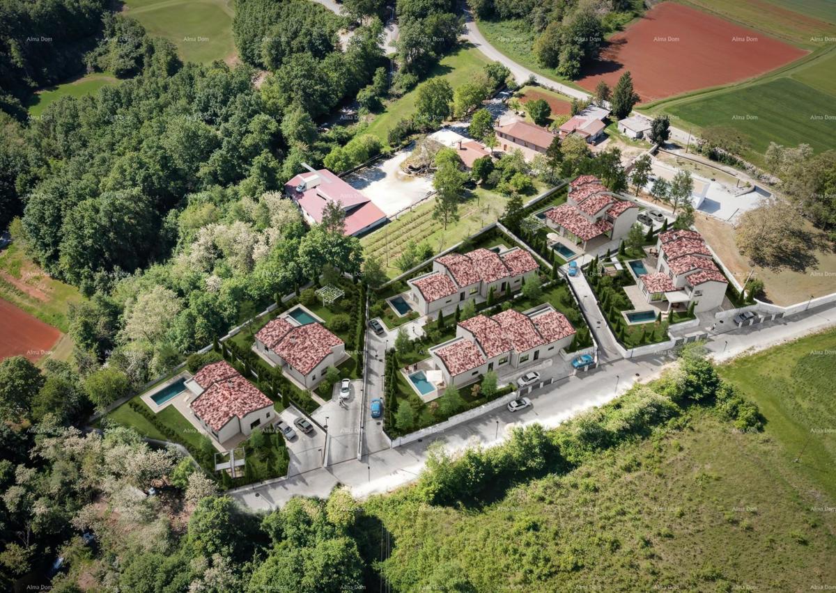Vendita di una villa con piscina in un nuovo complesso residenziale, Barban!