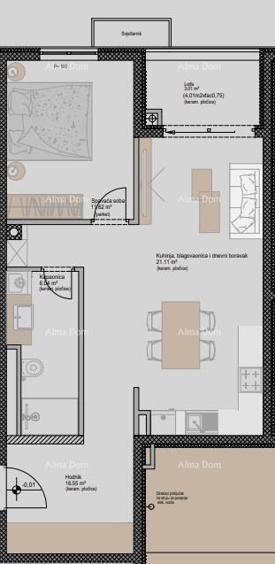 Appartamenti in vendita in un moderno edificio di nuova costruzione, nel centro di Parenzo!