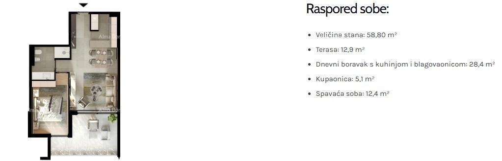 UMAG! Appartamento moderno in un complesso residenziale di alta qualità vicino al mare, S7