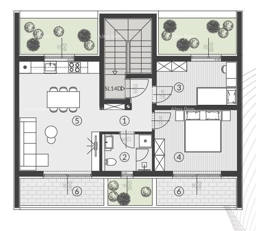 Vendita di appartamenti nel nuovo complesso residenziale, Štinjan! 14D