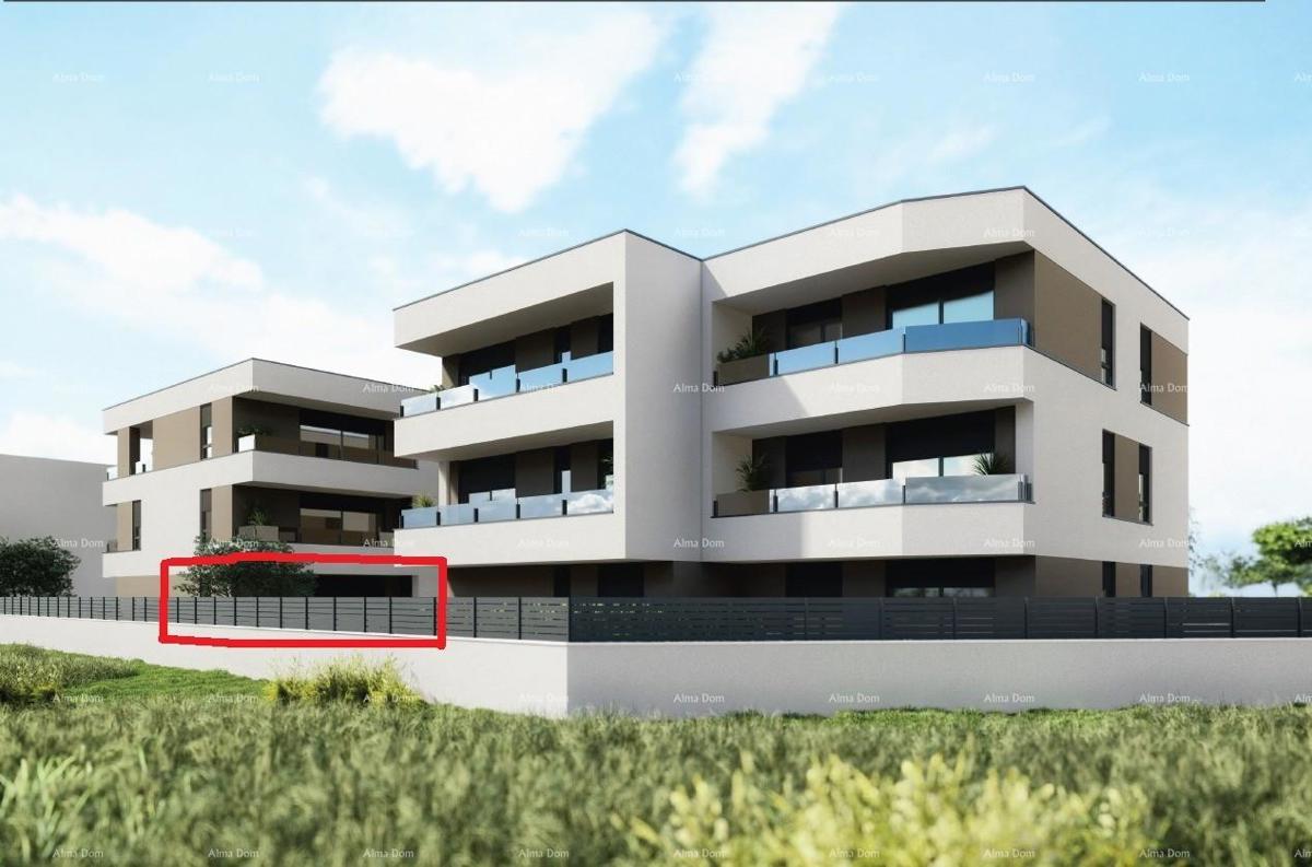 POLA, Valdebek - Appartamento al piano terra con giardino in edificio di nuova costruzione / B1