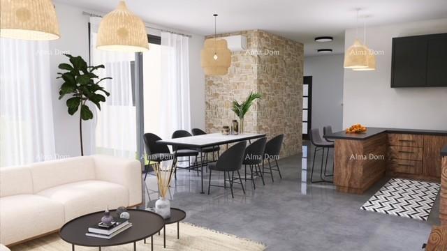 In vendita moderna villa con piscina, Marčana