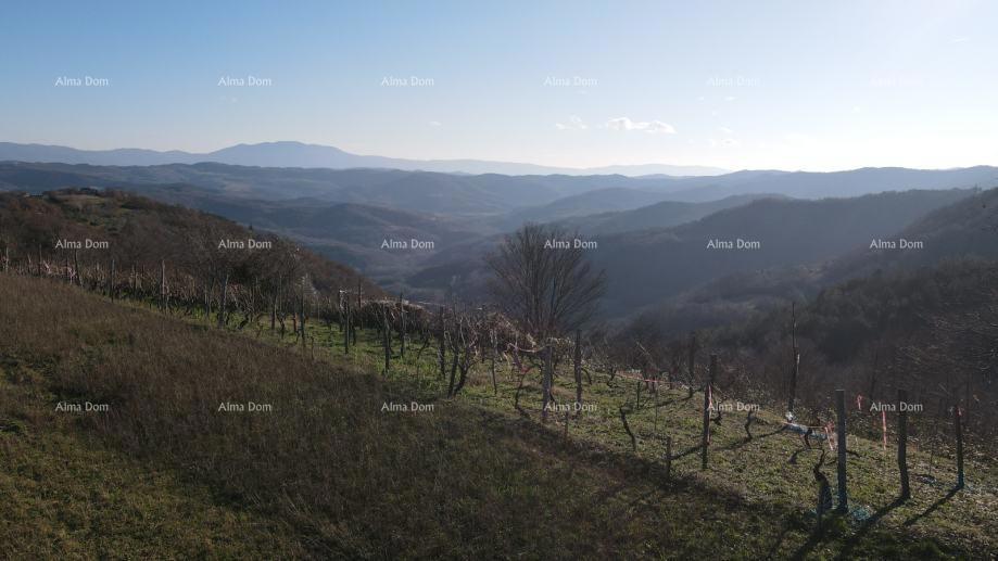 KAŠČERGA – Terreno edificabile attraente di 1665 m2 con vista su Učka