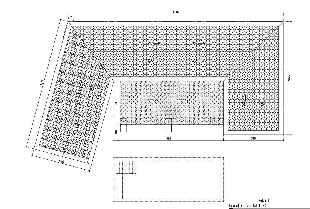 Vendita - terreno edificabile con progetto per la costruzione di una villa unifamiliare, Žminj V1