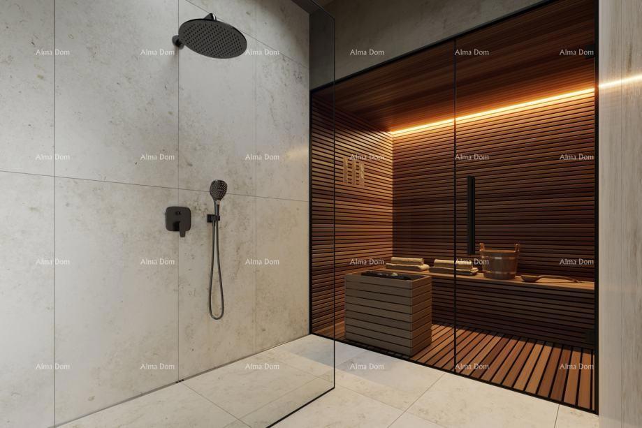 Bale. Moderna casa a schiera con piscina, 148,56 m²