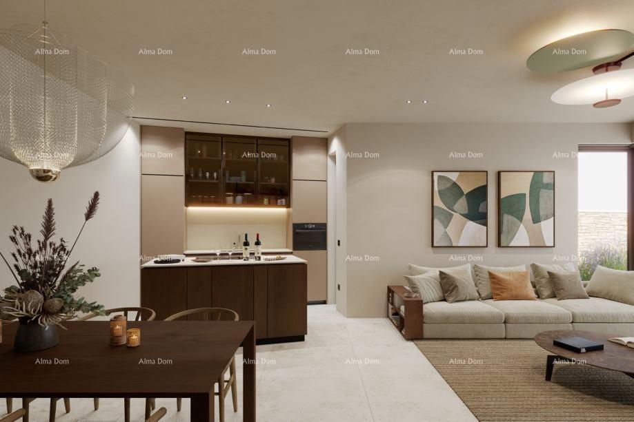 Bale. Moderna casa a schiera con piscina, 148,56 m²