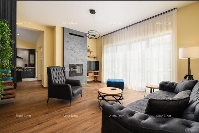 Lussuosa villa istriana completamente arredata con studio appartamento, piscina e vista mare, Kanfanar!