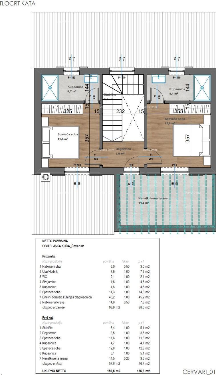 Bella villa con piscina situata in un ambiente tranquillo a Červar.