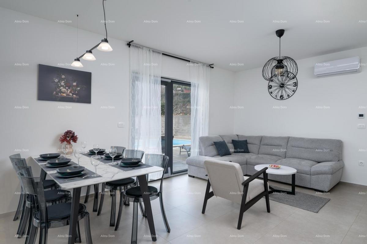 Vendita di una casa di nuova costruzione, arredamento moderno con piscina, Rakalj!