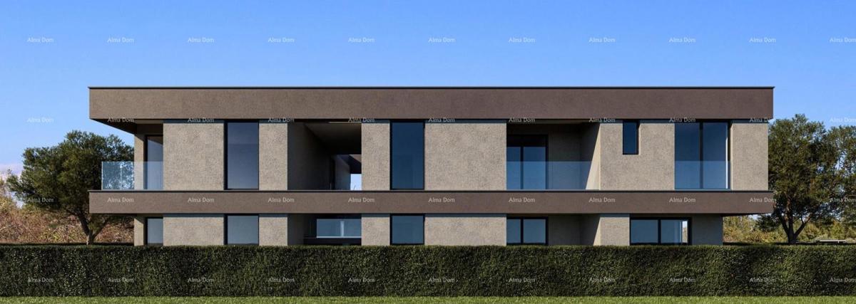 Poreč – nuova costruzione con giardino