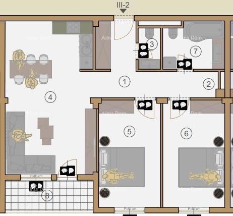 Appartamenti in vendita in un nuovo complesso residenziale in costruzione, vicino al tribunale, Pola!