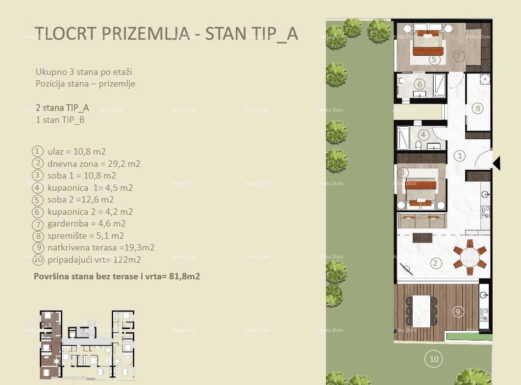 Appartamenti in vendita in un nuovo progetto residenziale in costruzione, Cittanova!