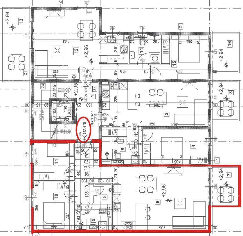 Vendita di appartamenti in una moderna nuova costruzione con posto auto e cantina, Vabriga, Poreč! B1-V2
