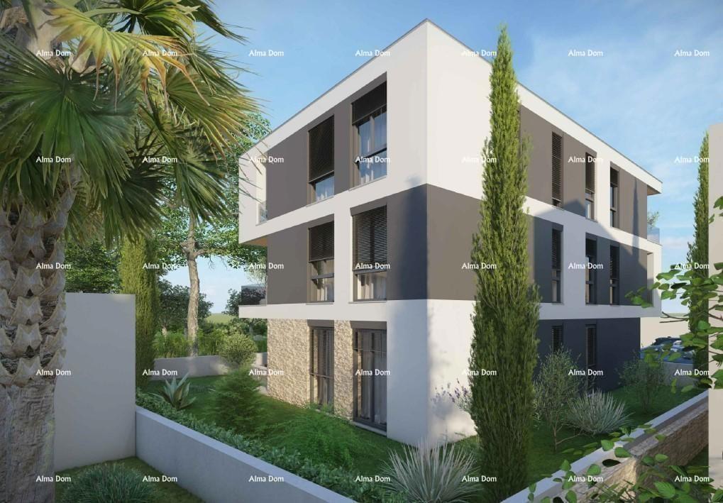 Appartamento con tre camere da letto al 1° piano nel centro di Medolino