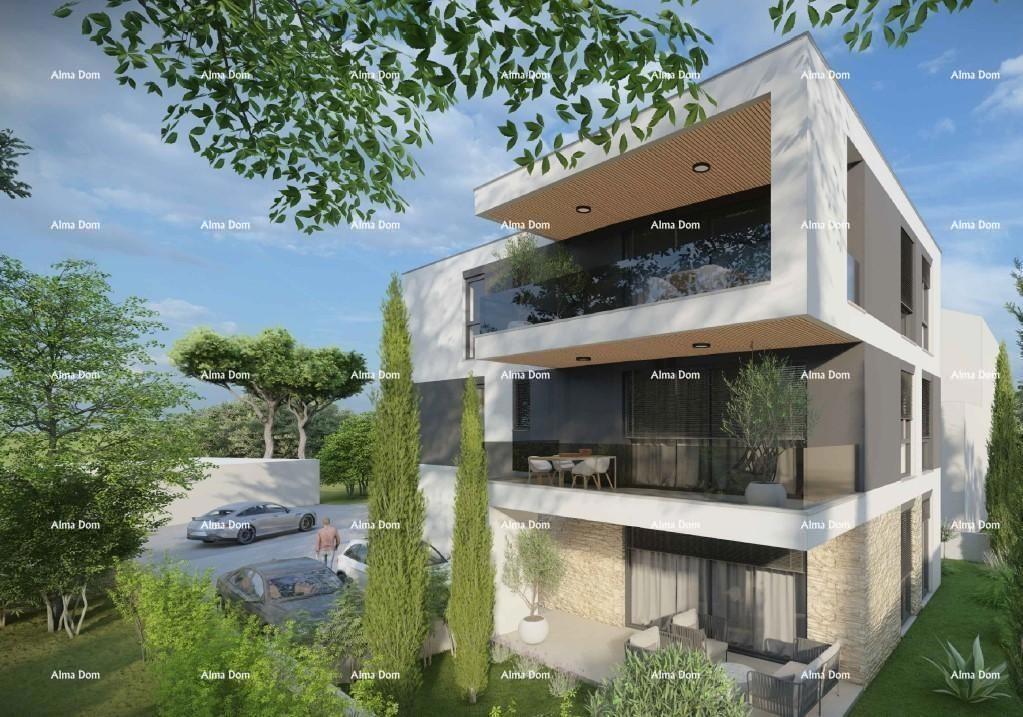 Appartamento con tre camere da letto al 1° piano nel centro di Medolino