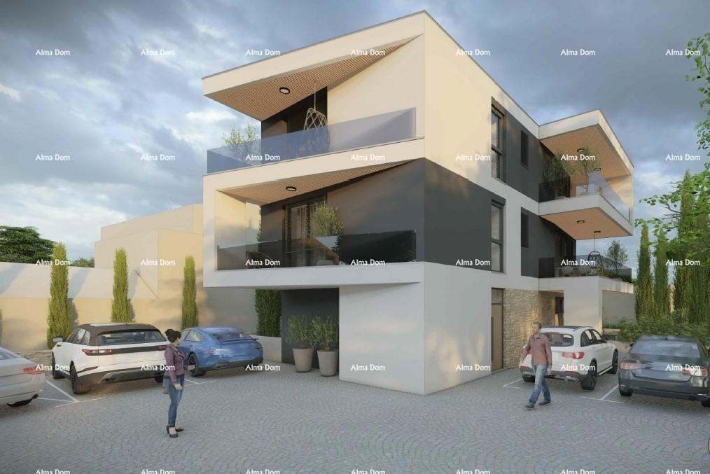 Appartamento con tre camere da letto al 1° piano nel centro di Medolino