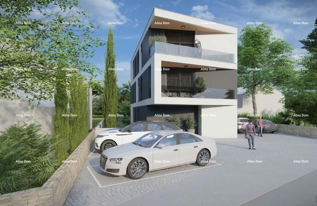 Appartamento con tre camere da letto al 1° piano nel centro di Medolino