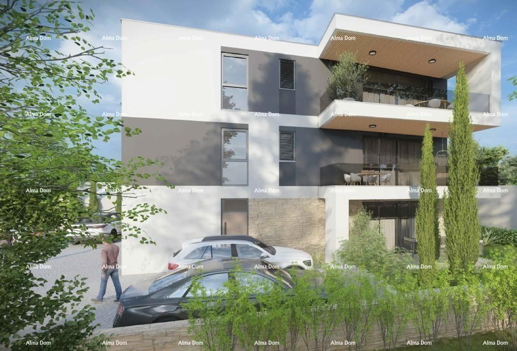 Appartamento con tre camere da letto al 1° piano nel centro di Medolino