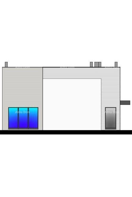 In vendita terreno edificabile attraente con progetto e infrastruttura a Brtonigla
