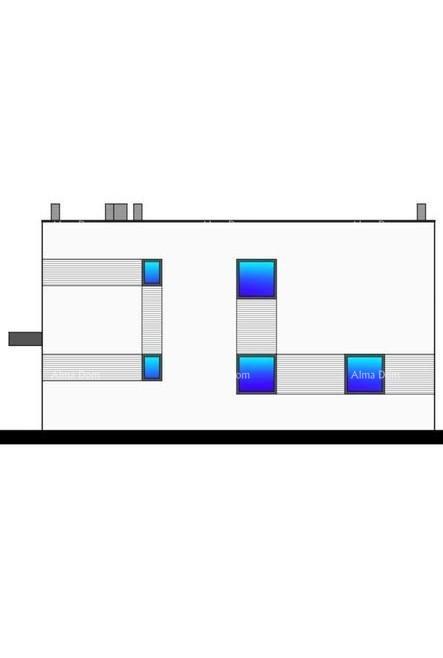 In vendita terreno edificabile attraente con progetto e infrastruttura a Brtonigla