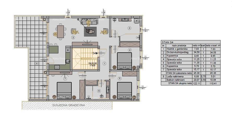 Nuovo progetto residenziale in ottima posizione; Pola! S4, Z6