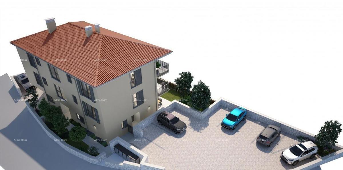 TERRENO EDILIZIO CON PERMESSO PER LA COSTRUZIONE DI 6 APPARTAMENTI LUXURY – KAŠTEL