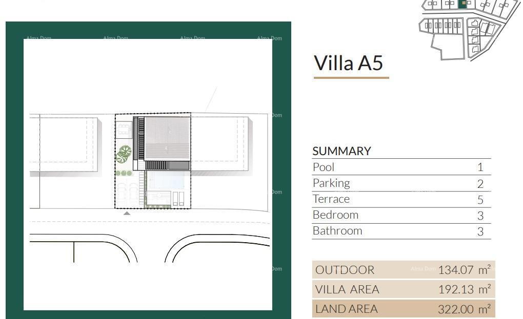 Vendita di ville moderne in una bellissima zona residenziale, Umago