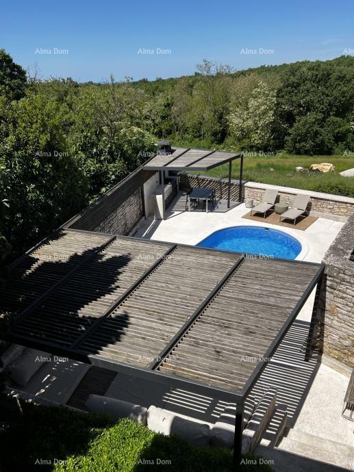 Villa di pietra elegante con piscina e fascino istriano – la combinazione perfetta di tradizione e lusso, Tinjan!