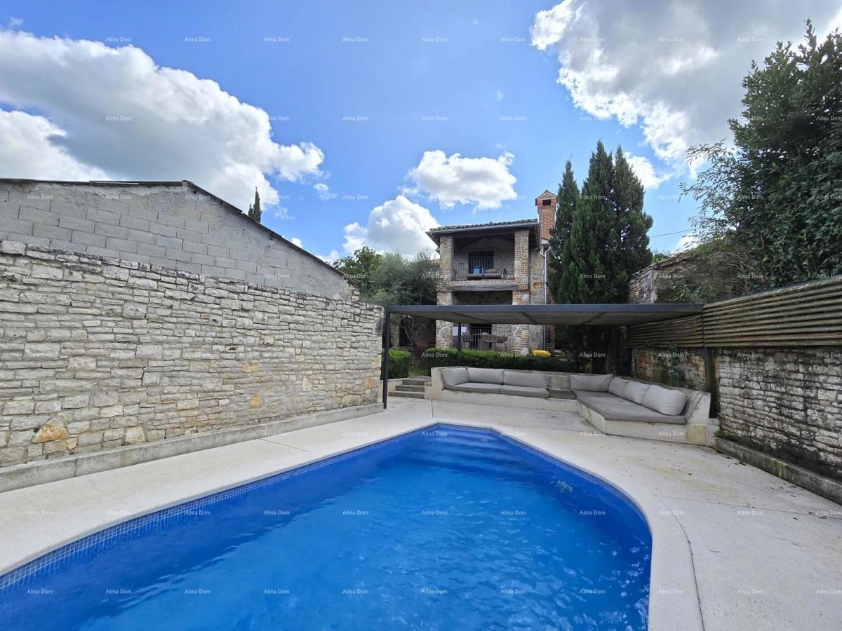 Villa di pietra elegante con piscina e fascino istriano – la combinazione perfetta di tradizione e lusso, Tinjan!