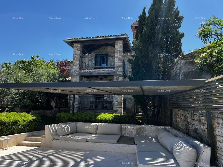 Villa di pietra elegante con piscina e fascino istriano – la combinazione perfetta di tradizione e lusso, Tinjan!