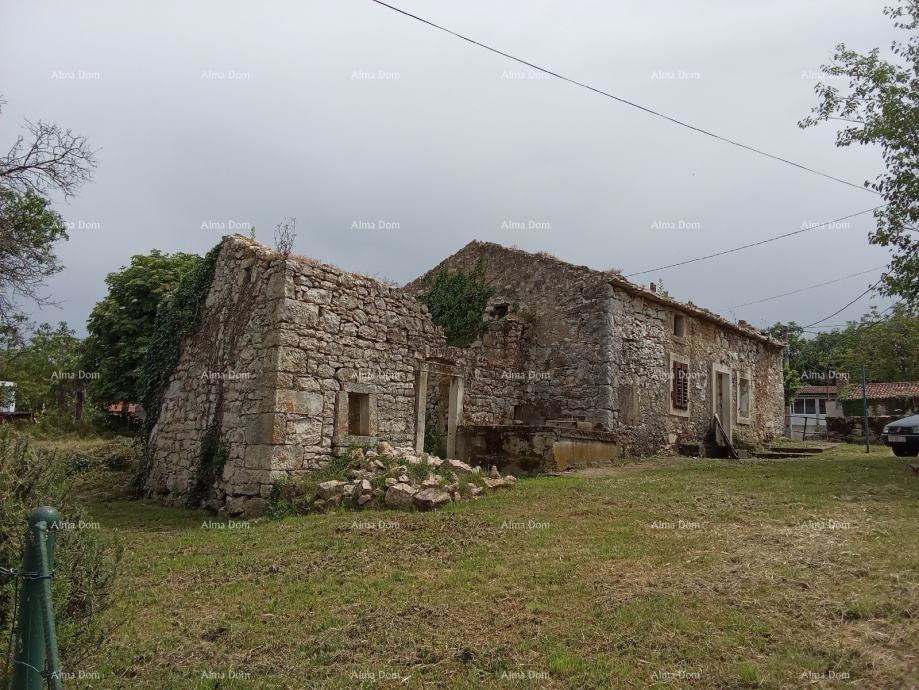 Vendita di una casa in pietra istriana da ristrutturare, con permesso di abitabilità, Kršan!