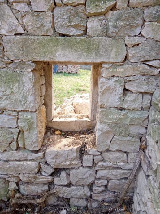 Vendita di una casa in pietra istriana da ristrutturare, con permesso di abitabilità, Kršan!