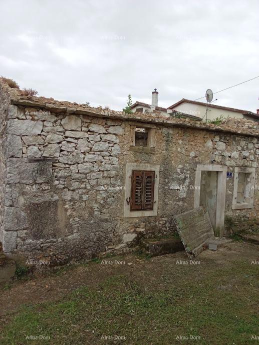 Vendita di una casa in pietra istriana da ristrutturare, con permesso di abitabilità, Kršan!
