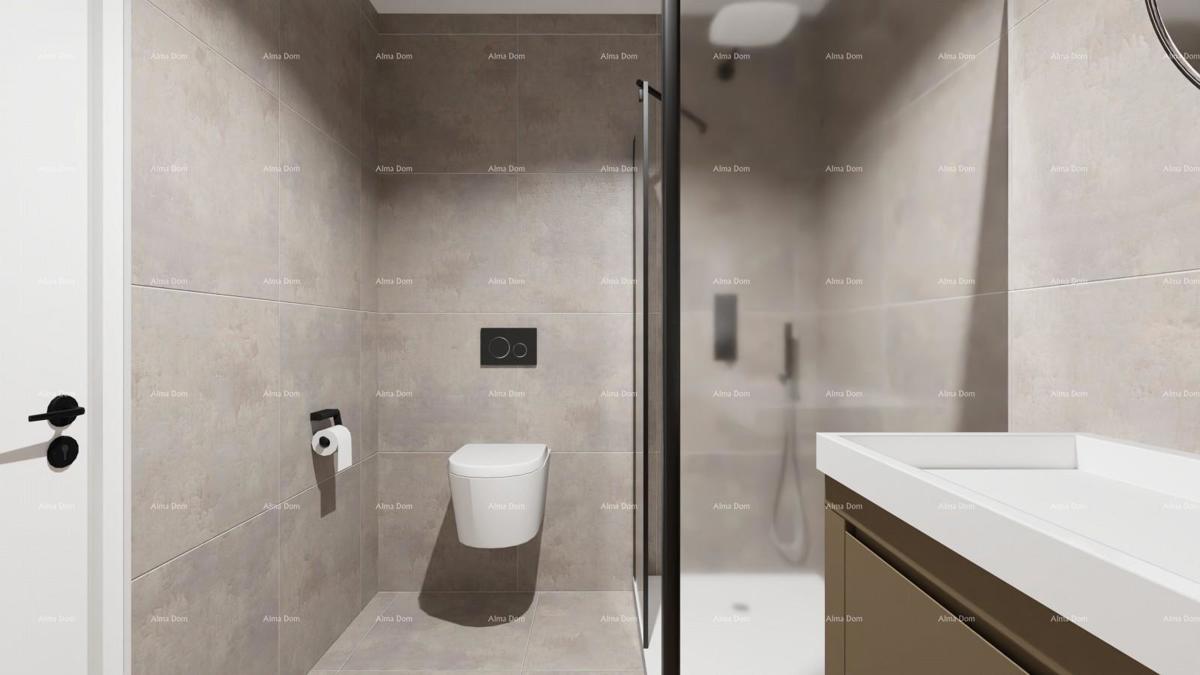 Nuova costruzione!! Vendita appartamento con posto auto, vicinanza a Poreč, Vabriga!