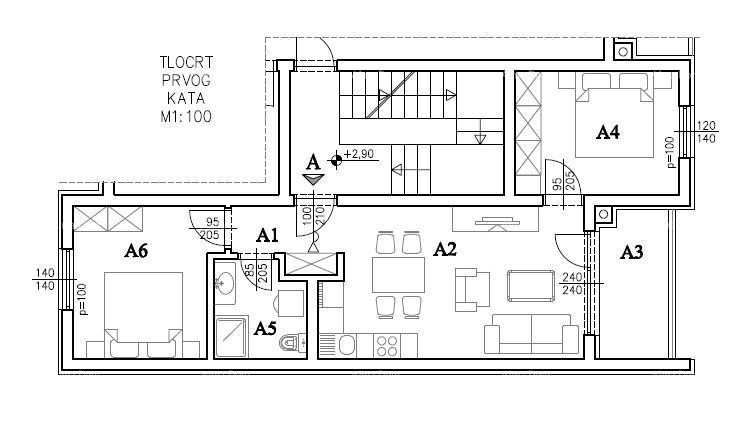Vendita - Appartamento moderno in un nuovo complesso residenziale privato a Šijana, Pola! E-A